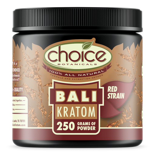 Choice Botanicals - Kratom Powder Tea Bali 250gm For sale