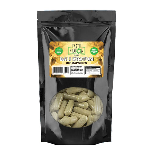 Earth Kratom - Capsule Red Bali 300ct