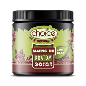 Choice Botanicals - Kratom Powder Tea Maeng Da 30gm For Sale