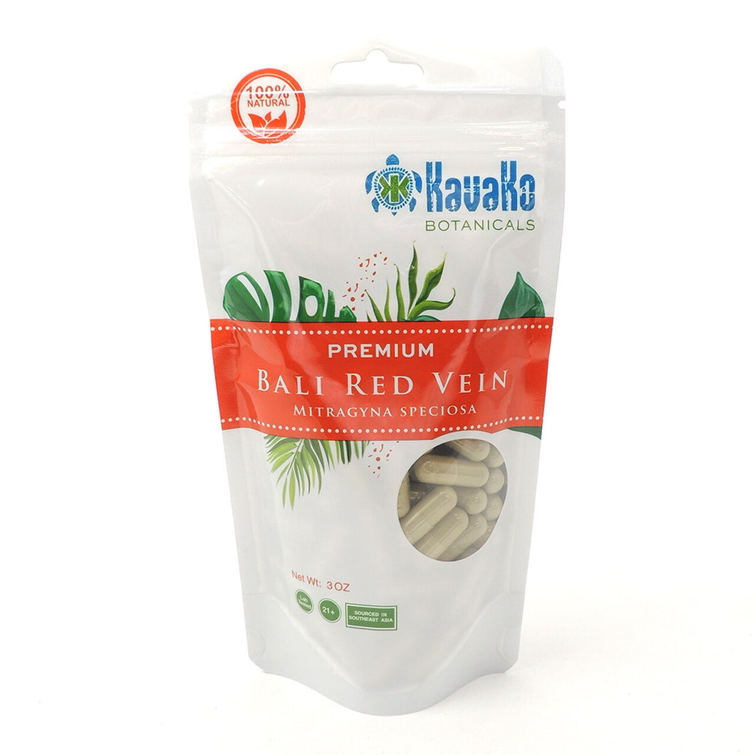 Kavako Botanicals - Kratom Capsule Bali Red Vein For Sale