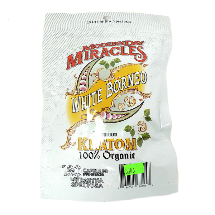 Modern Day Miracles - Kratom Capsule White Borneo For Sale