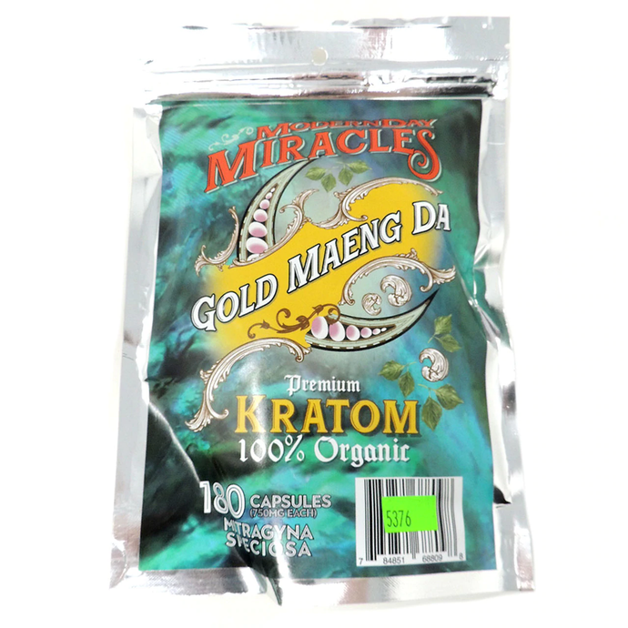 Modern Day Miracles - Kratom Capsule Gold Maeng Da For Sale