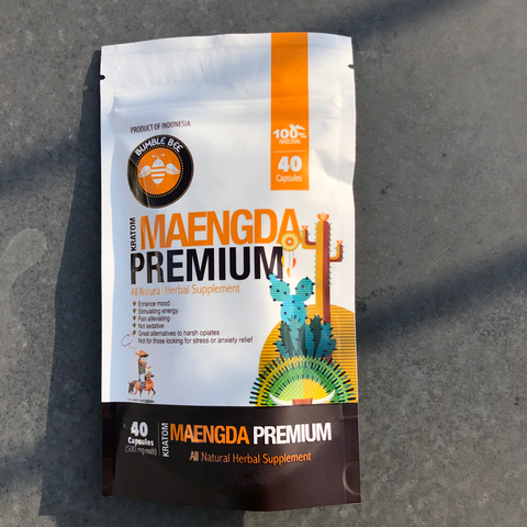 Bumble Bee - Kratom Capsule Maengda Premium 40ct