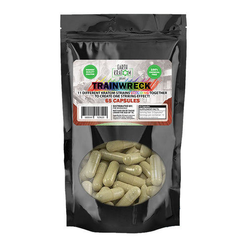 Earth Kratom - Capsule Trainwreck 65ct