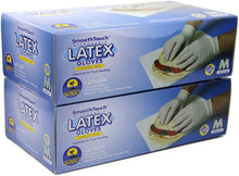 Load image into Gallery viewer, Smooth Touch Latex Gloves 100ct Per Box (All Sizes Available)