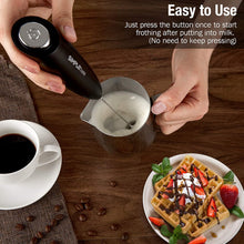 Load image into Gallery viewer, Simple Taste - Kratom Accessories Milk Frother Electric Foam Maker Black
