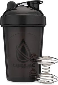 Hydra Cup - Kratom Accessories Shaker Bottle With Wire Whisk Balls 20 Oz. Black