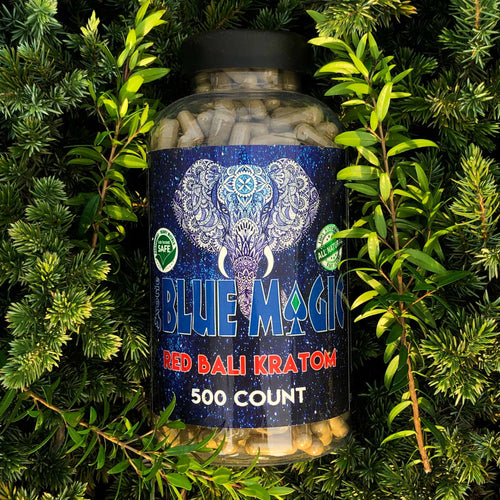 Blue Magic - Red Bali Kratom Caspsules  For Sale