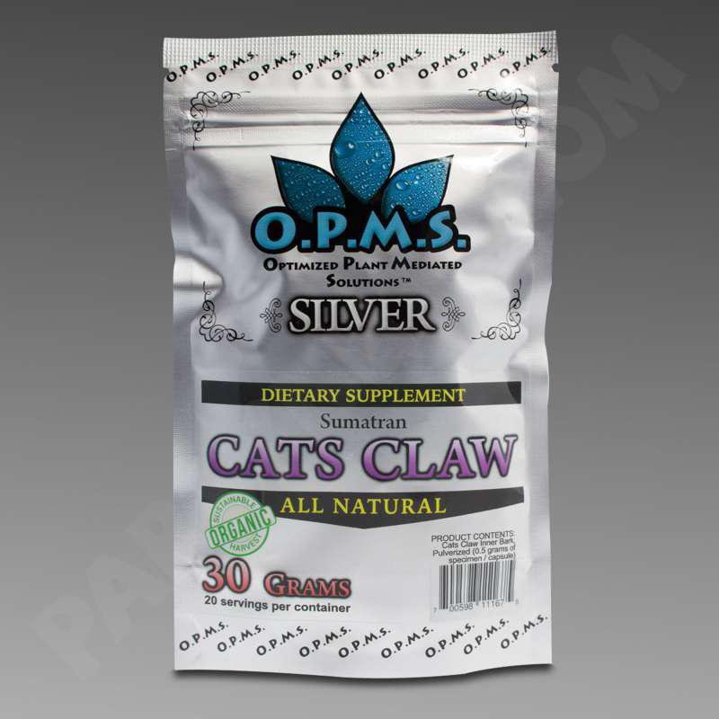 OPMS Sumatran Cats Claw Silver 30gm 60Caps