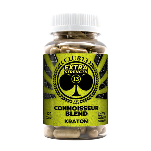 Club 13 - Kratom Capsule Connoisseur Blend Extra Strength For Sale