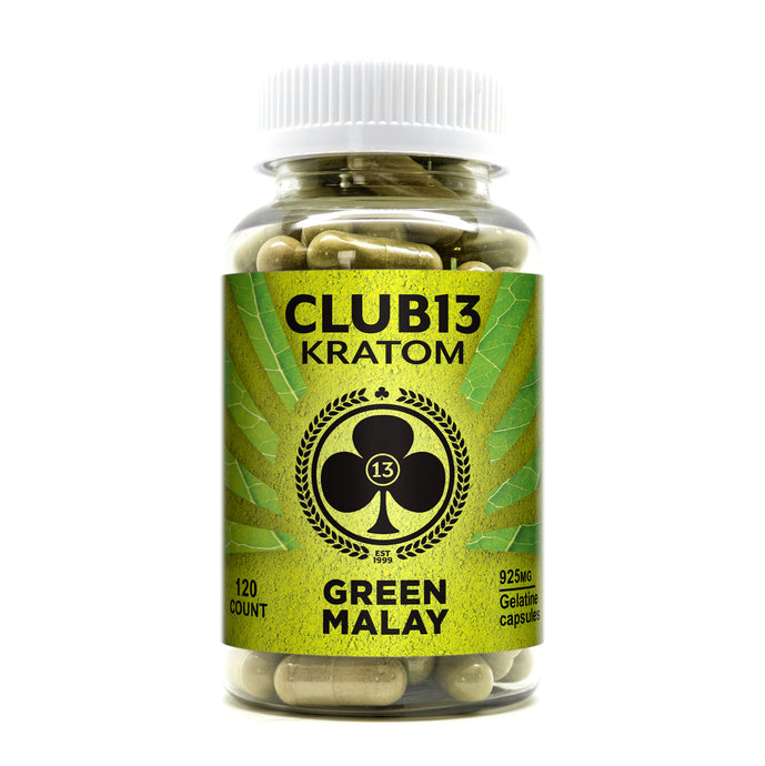 Club 13 - Kratom Capsule Green Malay For Sale