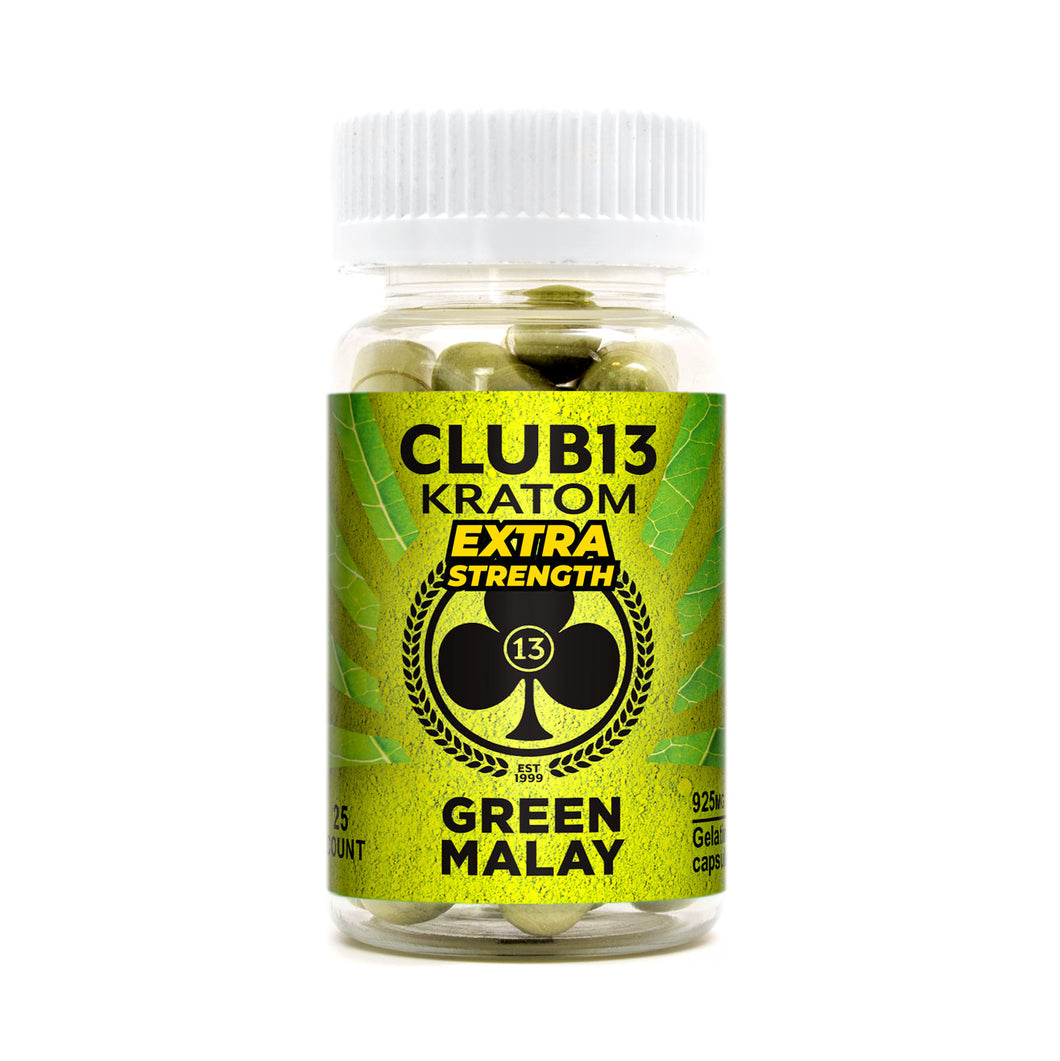 Club 13 - Kratom Capsule Green Malay Extra Strength For Sale