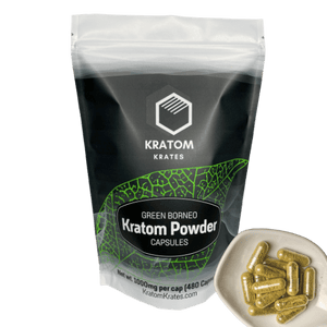 Kratom Krates - Capsule Green Borneo