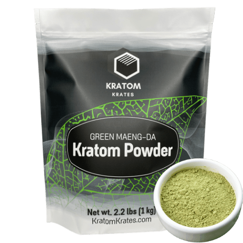 Kratom Krates - Kratom Powder Tea Green Maeng Da For Sale