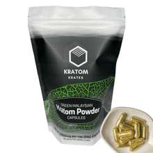 Load image into Gallery viewer, Kratom Krates - Capsule Green Malaysian