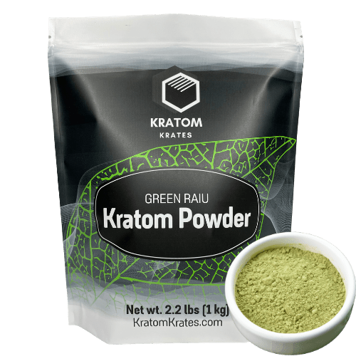 Kratom Krates - Kratom Powder Tea Green Raiu For Sale