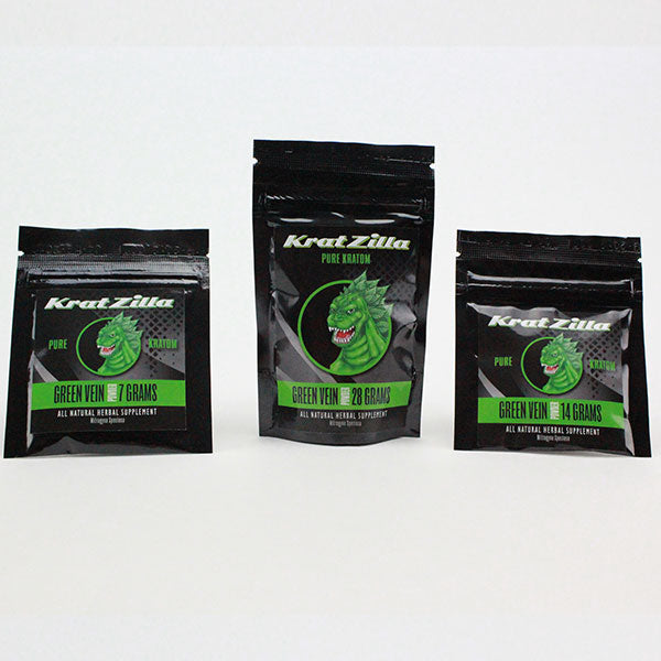 Krat Zilla - Kratom Powder Tea Green Vein For Sale