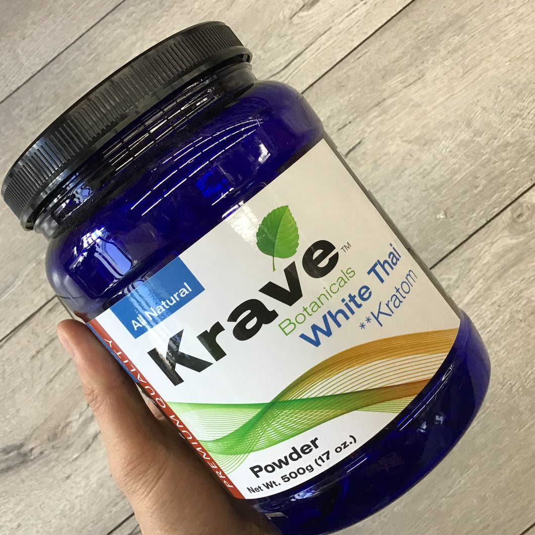 Krave Botanicals - Kratom Powder Tea White Thai 500gm For Sale