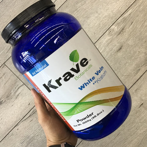 Krave Botanicals - Kratom Powder Tea White Vein 500gm For Sale