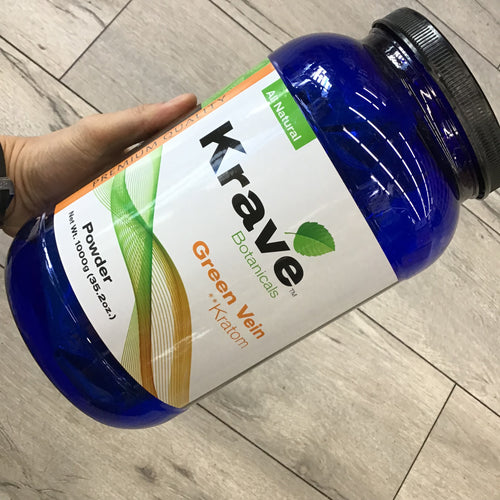Krave Botanicals - Kratom Powder Tea Maeng Da Green Vein For Sale