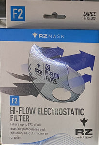 RZ Mask - F2 Hi-Flow Electrostatic Filter