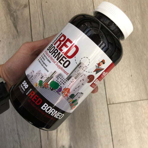 Bumble Bee - Red Borneo Kratom 500 Capsules