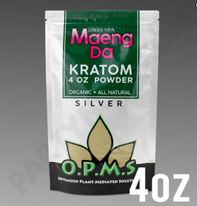 OPMS - Kratom Powder Tea Maeng Da Silver 4oz. For Sale