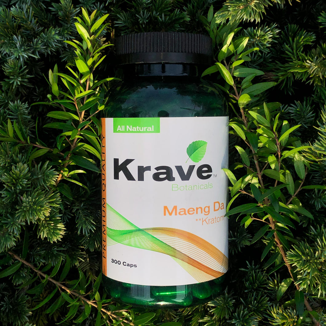 Krave Botanicals - Maeng Da Kratom 300 capsules