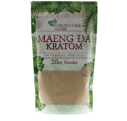 Remarkable Herbs - Kratom Powder Tea Green Vein Maeng Da