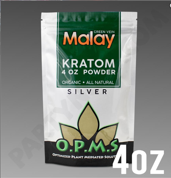 OPMS - Kratom Powder Tea Malay Silver 4oz. For Sale