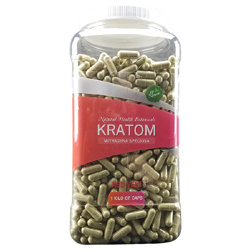 Natural Health Botanicals - Kratom Capsule Red Vein For Sale