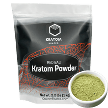 Load image into Gallery viewer, Kratom Krates - Kratom Powder Tea Red Bali For Sale