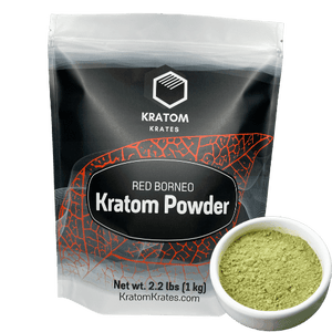 Kratom Krates - Kratom Powder Tea Red Borneo For Sale