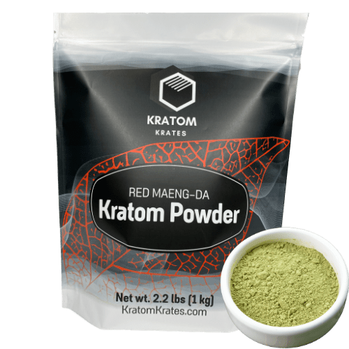 Kratom Krates - Kratom Powder Tea Red Maeng Da For Sale