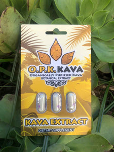 OPK - Kava Extract Capsules Organic 3ct