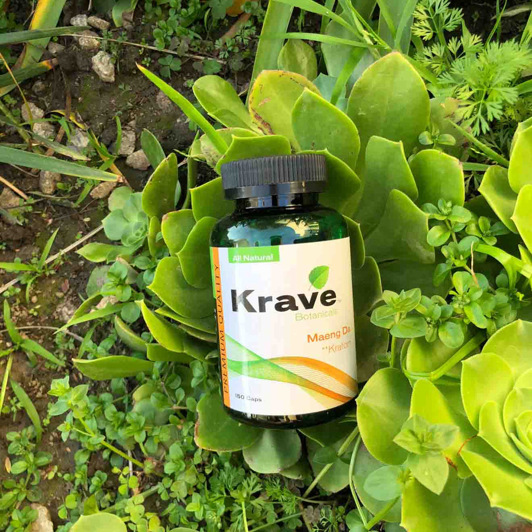 Krave Botanicals - Maeng Da Kratom 150 Capsules