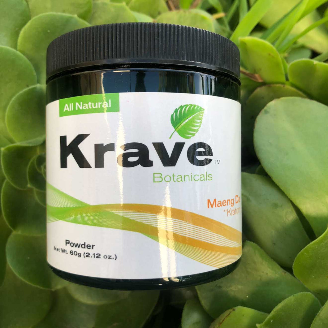 Krave Botanicals - Kratom Powder Tea Maeng Da 60gm For Sale