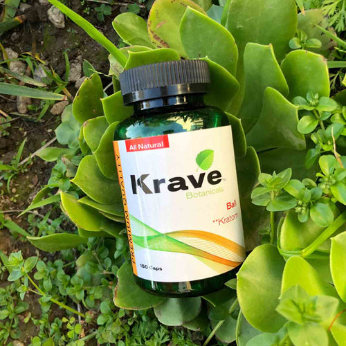 Krave Botanicals - Bali Kratom 150 Capsules