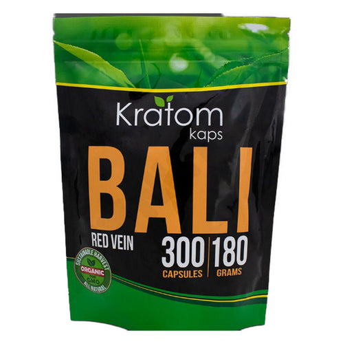 Kratom Kaps - Kratom Capsule Bali 300ct Bag