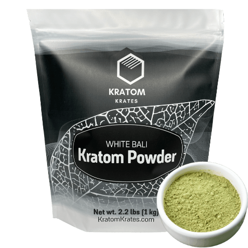 Kratom Krates - Kratom Powder Tea White Bali (Horn) For Sale
