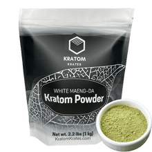 Load image into Gallery viewer, Kratom Krates - Kratom Powder Tea White Maeng Da For Sale