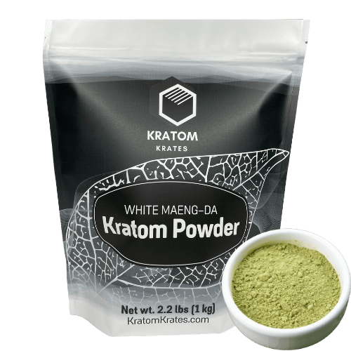 Kratom Krates - Kratom Powder Tea White Maeng Da For Sale