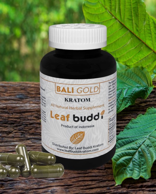 Leaf Buddi - Kratom Capsule Bali Gold