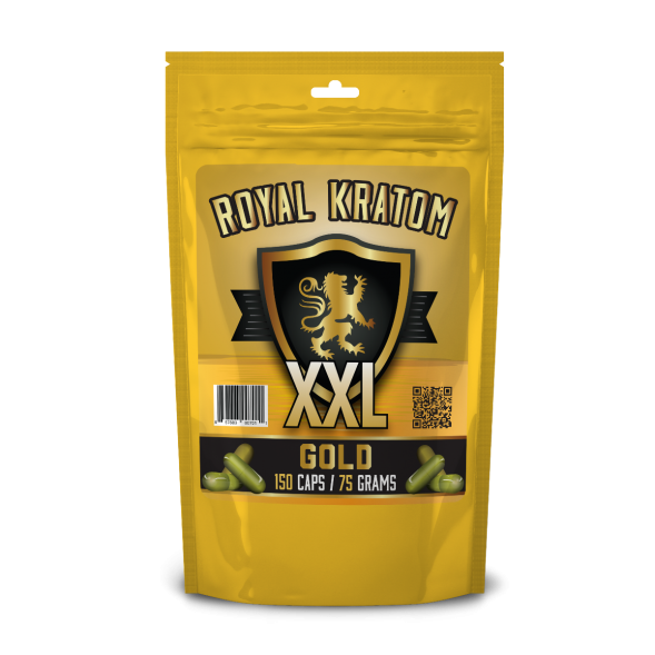 Royal Kratom - Capsule Maeng Da Gold 150ct