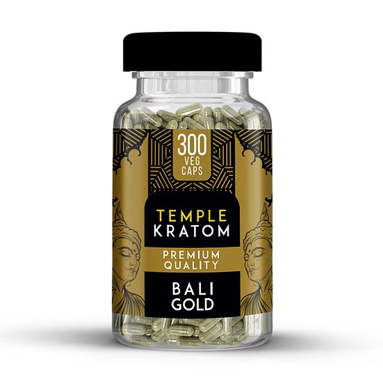 Temple Kratom - Capsule Bali Gold 300ct