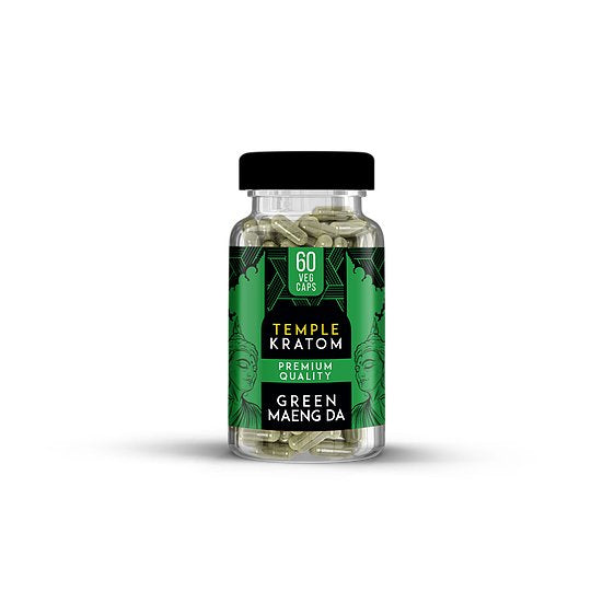 Temple Kratom - Capsule Green Maeng Da 60ct