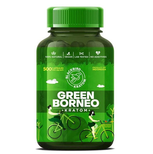 Blackbird - Kratom Capsule Green Borneo