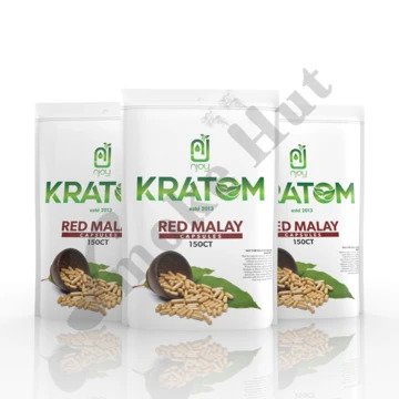 Njoy Kratom - Capsule Red Malay 150ct