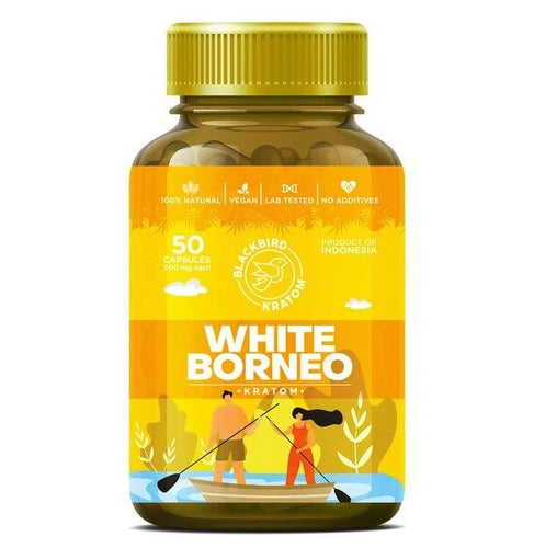 Blackbird - Kratom Capsule White Borneo