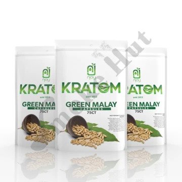 Njoy Kratom - Capsule Green Malay 75ct